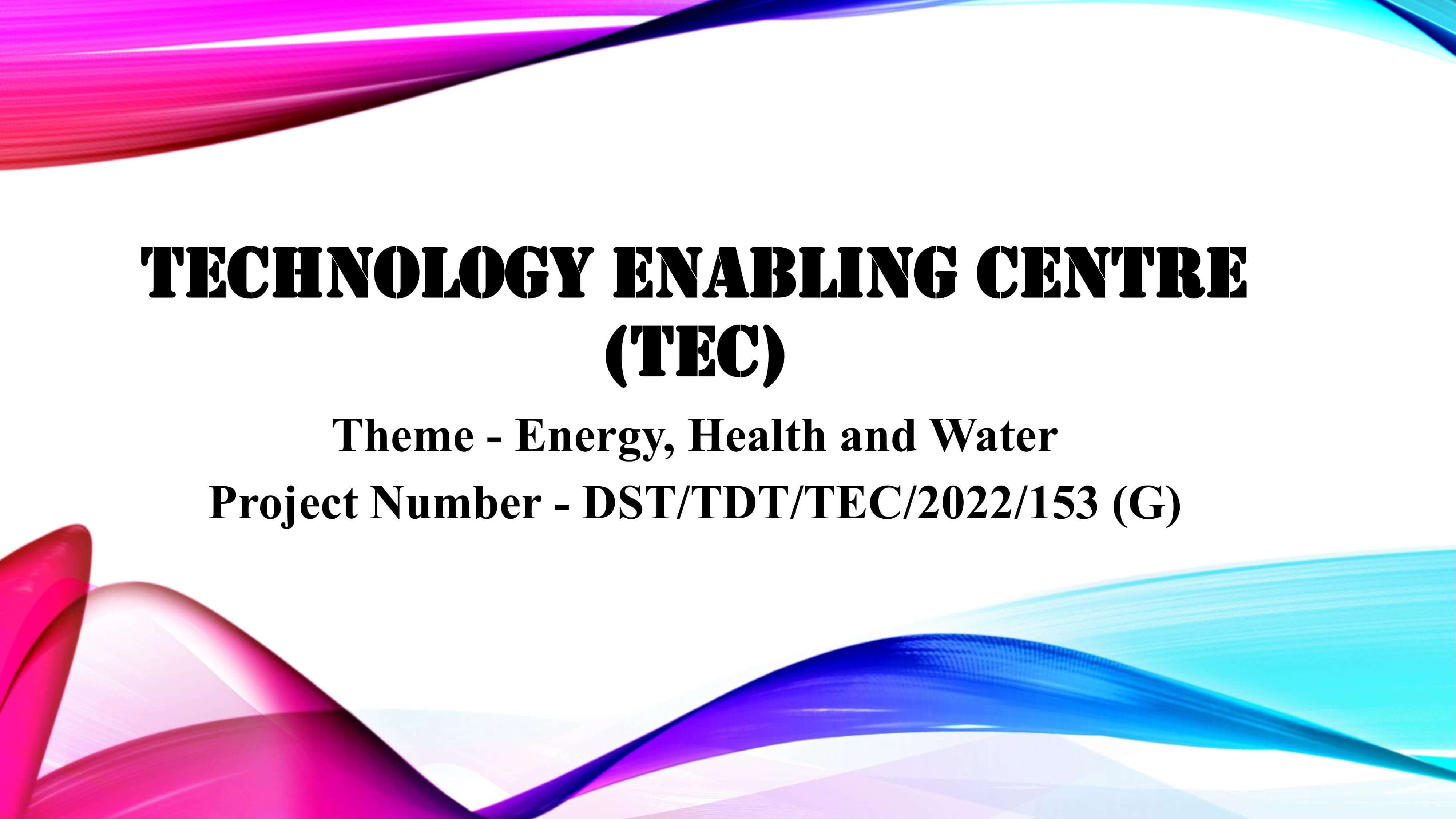 DST-PDEU Technology Enabling Centre